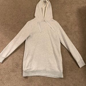 Size small, light grey, hoodie